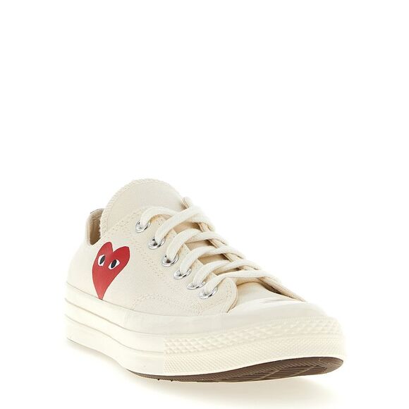Comme Des Garçons Play Women's Comme Des Garçons Sneakers Play X Converse - Picture 2 of 4